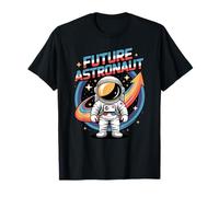 Futuro Astronauta Torna a Scuola Spazio Cartone Animato Maglietta