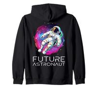 Futuro Astronauta Uomo nello Spazio Astronomia Felpa con Cappuccio