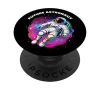 Futuro Astronauta Uomo Nello Spazio Astronomia Futuro Astronauta PopSockets PopGrip Adesivo