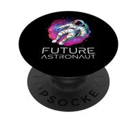 Futuro Astronauta Uomo Nello Spazio Astronomia PopSockets PopGrip Adesivo