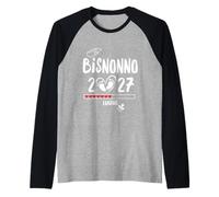 Futuro Bisnonno 2024 Annuncio Gravidanza Debutto 2024 Maglia con Maniche Raglan