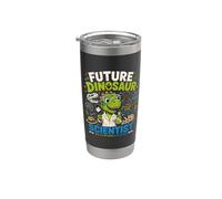 Futuro Dinosaur Scienziato Volcano Explorer Bambini Bicchiere termico in acciaio inox doppia parete