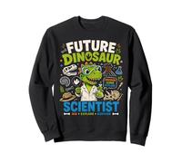Futuro Dinosaur Scienziato Volcano Explorer Bambini Felpa