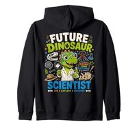 Futuro Dinosaur Scienziato Volcano Explorer Bambini Felpa con Cappuccio