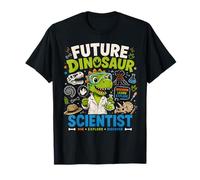Futuro Dinosaur Scienziato Volcano Explorer Bambini Maglietta