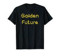 Futuro d'oro Maglietta con Stampa Grafica Economica