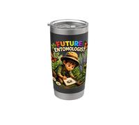 Futuro Entomologo Insetto Bug Studio Nature Explorer Design Bicchiere termico in acciaio inox doppia parete