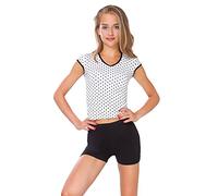 Futuro Fashion 1/2 Leggings da Donna Pantaloncini da Donna in Cotone Elasticizzato Ideali per Yoga Corsa e Uso Quotidiano Pantaloncini da Ciclismo, Taglie dalla 40 alla 54
