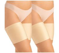 Futuro Fashion Fasce elastiche per cosce da donna, anti-sfregamento, elastiche, in raso, in silicone, antiscivolo, per sfregare le gambe, contro l'attrito, colori classici