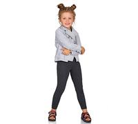 Futuro Fashion Leggings Bambina in Cotone Pantaloni Bambine E Ragazze Lisci A Lunghezza Intera Elasticizzati Leggings Colorati Opachi Adatti per Il E per Giorni, età 2-13