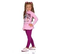 Futuro Fashion Leggings Bambina Lunghi in Cotone Elasticizzati - Pantaloni Leggeri per Scuola, Danza, Halloween - 21 Colori - Taglie 2-13 Anni