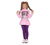 Futuro Fashion Leggings Bambina Lunghi in Cotone Elasticizzati - Pantaloni Leggeri per Scuola, Danza, Halloween - 21 Colori - Taglie 2-13 Anni