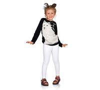 Futuro Fashion Leggings Bambina Lunghi in Cotone Elasticizzati - Pantaloni Leggeri per Scuola, Danza, Halloween - 21 Colori - Taglie 2-13 Anni