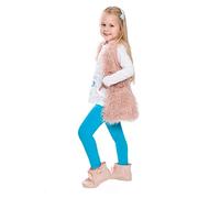 Futuro Fashion Leggings Bambina Lunghi in Cotone Elasticizzati - Pantaloni Leggeri per Scuola, Danza, Halloween - 21 Colori - Taglie 2-13 Anni