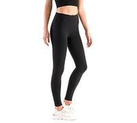 Futuro Fashion Leggings da donna a vita alta in cotone, non trasparenti, lunghezza completa, in cotone, per controllo della pancia, tinta unita, sport, yoga, casual, taglie forti S-6XL, Nero , XXXXXXL