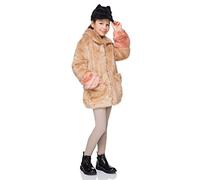 Futuro Fashion - Leggings Invernali Lunghi per Bambini - Spessi e Super Caldi - in Tessuto Traspirante - Beige - 4-5 Anni - CHD28
