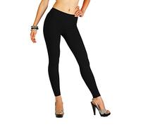 FUTURO FASHION, leggins invernali lunghi in cotone caldo e resistente Black 44 (L)
