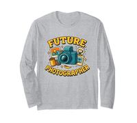 Futuro Fotografo Creative Camera Bambini Carriera immaginazione Maglia a Manica