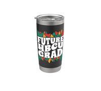 Futuro HBCU Grad Bound storicamente nero studente universitario Bicchiere termico in acciaio inox doppia parete