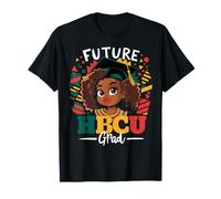 Futuro HBCU Grad Mese della Storia Nera dei Bambini afroamericani Maglietta