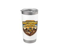 Futuro Heavy Equipment Operator Ragazzi Bambini Bambino Buldozer Bicchiere termico in acciaio inox doppia parete
