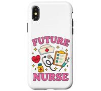 Futuro infermiera infermieristica Studente Scuola di medicina Vita Bambini Carriera Custodia per iPhone X/XS