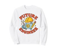 Futuro Ingegnere Bambini Ingegneria Studenti Costruire Carriera Felpa
