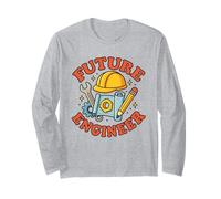 Futuro Ingegnere Bambini Ingegneria Studenti Costruire Carriera Maglia a Manica
