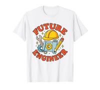 Futuro Ingegnere Bambini Ingegneria Studenti Costruire Carriera Maglietta