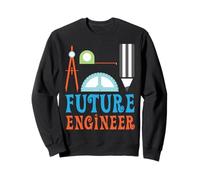 Futuro Ingegnere Ingegneria Studenti Graphic Design Felpa