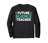 Futuro Insegnante di Scienze Chimica Fisica Umorismo Maglia a Manica