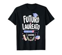 Futuro Laureato 2027 Loading Laurea Maglietta con Stampa Grafica Economica