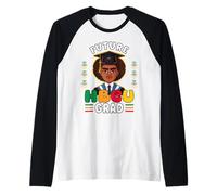Futuro laureato HBCU Ragazzo della storia nera Laureato Maglia con Maniche Raglan
