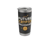 Futuro Milionario Crypto Bicchiere termico in acciaio inox doppia parete