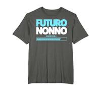 Futuro Nonno 2025 Loading Annunciare La Gravidanza Nipote Maglietta