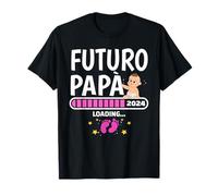Futuro Papà 2024 Loading Regali Divertente Per Papa Padre Maglietta