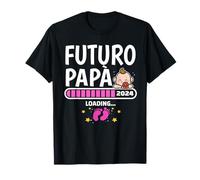 Futuro Papà 2024 Loading Regali Divertente Per Papa Padre Maglietta