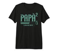 Futuro papà, Bambina Annuncio per papà, Secondo Figlio Maglietta Premium