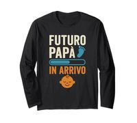 Futuro papà in Arrivo Gravidanza Uomo Annuncio Loading Maglia a Manica