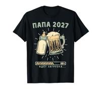 Futuro papà in Attesa 2027 Annuncio di Gravidanza Russa Maglietta