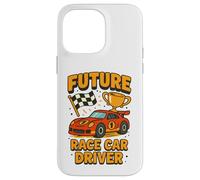 Futuro Race Car Driver Bambini Auto Racing Carriera Sogno Custodia per iPhone 14 Pro Max