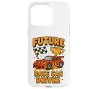 Futuro Race Car Driver Bambini Auto Racing Carriera Sogno Custodia per iPhone 15 Pro Max
