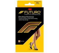 Futuro Ultra Sheer Pantyhose Women, Nude, French Cut, Mild, Plus Size