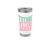 Futuro Veterinario Retro Bicchiere termico in acciaio inox doppia parete