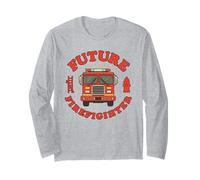Futuro Vigile del Fuoco Bambini Camion dei Pompieri di Salvataggio Camion dei Pompieri Carriera Maglia a Manica