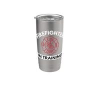 Futuro vigile del fuoco Formazione Firefighter Fan antincendio Bicchiere termico in acciaio inox doppia parete