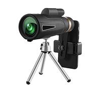 Fututech 12 x 50 HD telescopio monoculare prisma BAK4 con treppiede e supporto telefono portatile il trir a lunga distanza sport all'aria aperta osservazione della fauna campeggio e viaggio