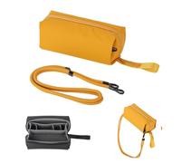 Fututech Borsa a Tracolla per Action Camera Borsa per Insta360 X5/X4/GO 3S/Ace Pro2 Custodia per Gopro 13/12/11 Borsa per il trasporto per DJI Osmo Action 5Pro/4/3/Pocket 3 Accessori, giallo, Borsa a