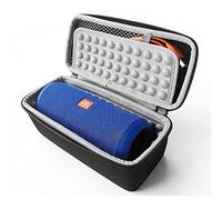 Fututech - Custodia protettiva per JBL Flip 5/4/3 per Bose SoundLink Mini Logitech Boom UE custodia di protezione per altoparlante Bluetooth durevole antiurto (fodera grigia)