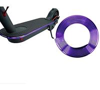 Fututech - Fascia di protezione per Xiaomi M365 Pro Pro2 1S Essential Lite, per Mi 3, anti-collisione, anti-graffio, anti-usura, accessorio monopattino elettrico (viola)
